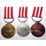 medali kejuaraan emas perak dan perunggu