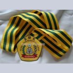 medali penghargaan dengan bahan kuningan dan resin
